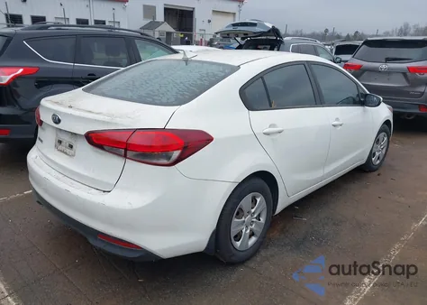2017 Kia Forte Lx z USA, uszkodzony, nr VIN 3KPFK4A7XHE080739